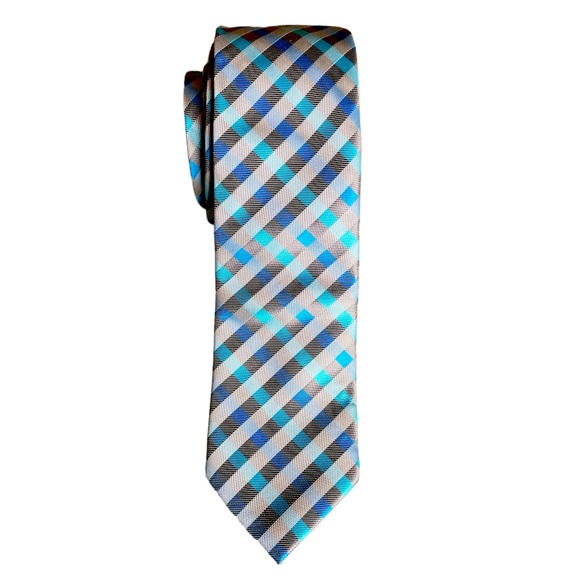 Men’s simple plaid necktie - Picture 1 of 2